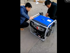 日本雅馬哈發(fā)電機EF6000TE現(xiàn)場調(diào)試