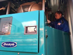 中標(biāo)：日本原裝進(jìn)口Denyo電友超靜音式柴油發(fā)電機(jī)組